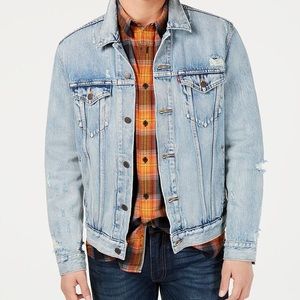 Levi’s Distressed Denim Trucker Jacket